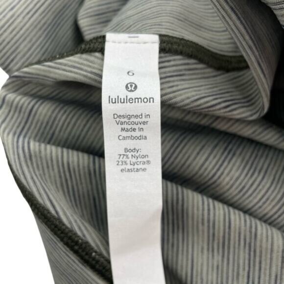 LULULEMON Wunder Under High Rise Tight 28" 6 Wee Are From Space Sage Dark Olive - Picture 10 of 10